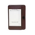 Norbert Pocket Jotter w/ Card Pocket and 3"x5" To Do List - Dark Brown Expresso